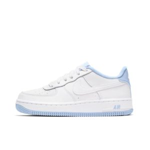 나이키 에어포스 1 로우 화이트 하이드로진 블루 GS